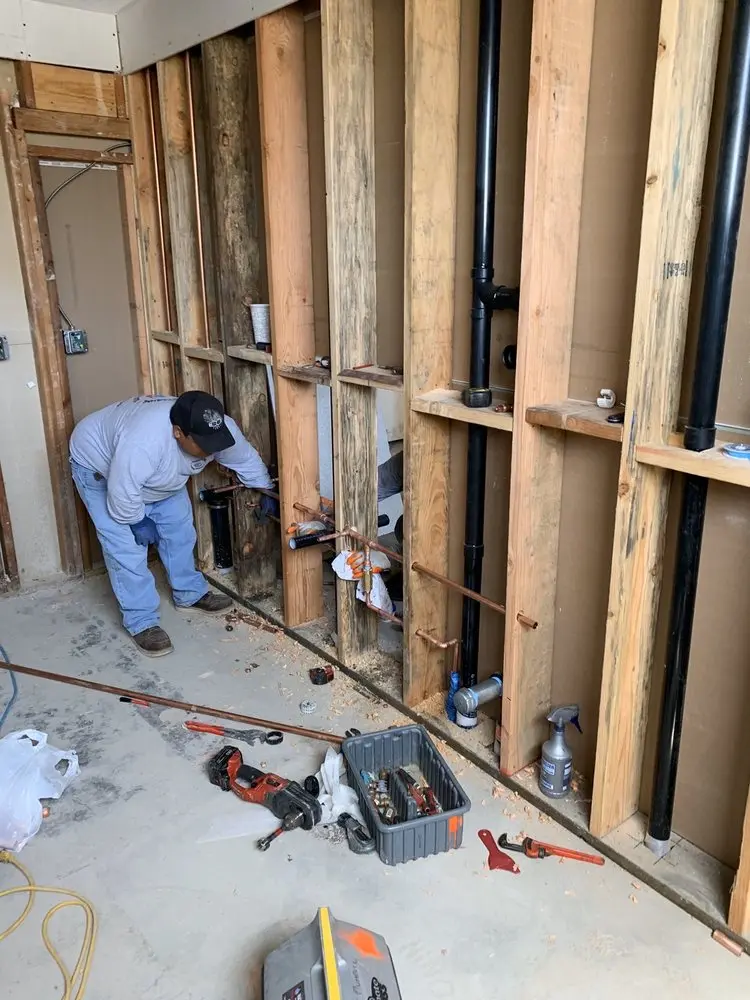 Commercial rough-in plumbing for Commercial Plumbing in Clintonville